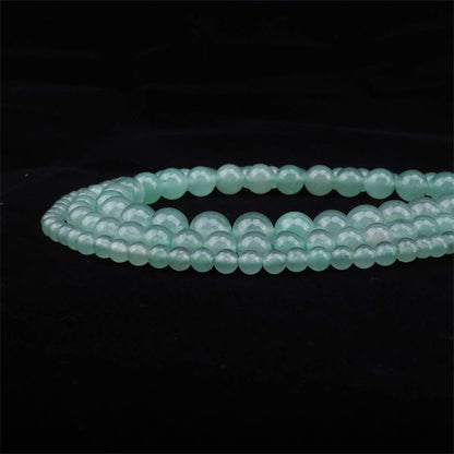 ICAI Beads 10mm Natural Green Aventurine Stone Round Loose Stone Beads for Jewelry Making DIY Crafts Design 1 Strand 15" APPR.34-36pcs