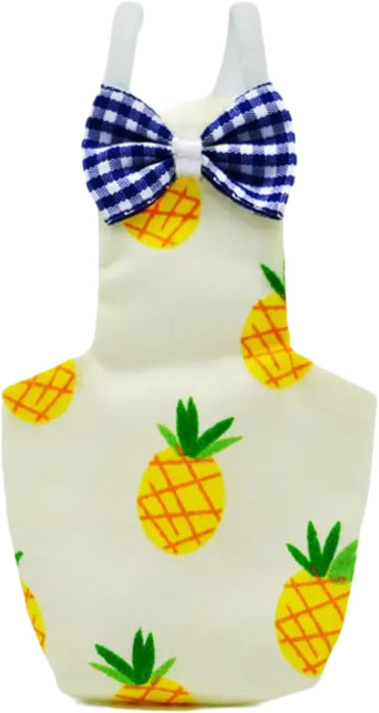 Bird Flight Suits Diapers, Parrot Flight Suits Diapers for Monk Parakeets, Cockatiels Flight Suits, Parrot Clothes, Bird Training Nappy Suit Liners Clothes (Medium,Yellow-C)