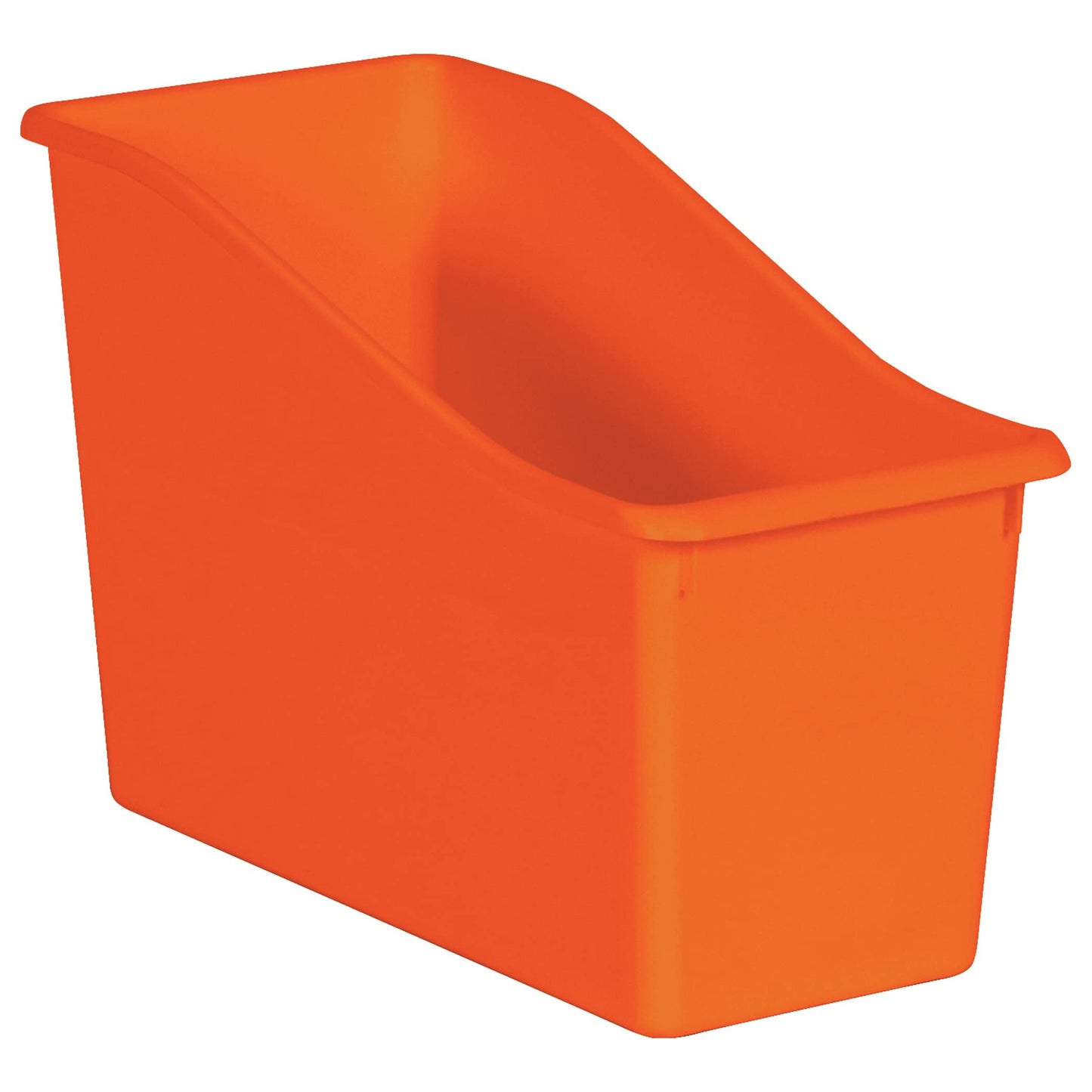 Teacher Created Resources Orange Plastic Book Bin, Pack of 6