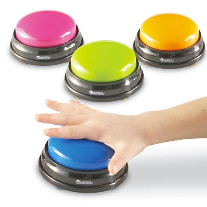 Learning Resources Answer Buzzers Classpack, Classroom Tools and Games, Teacher supplies, Batteries Included, Set of 12, Ages 3+ (Product is not recordable)