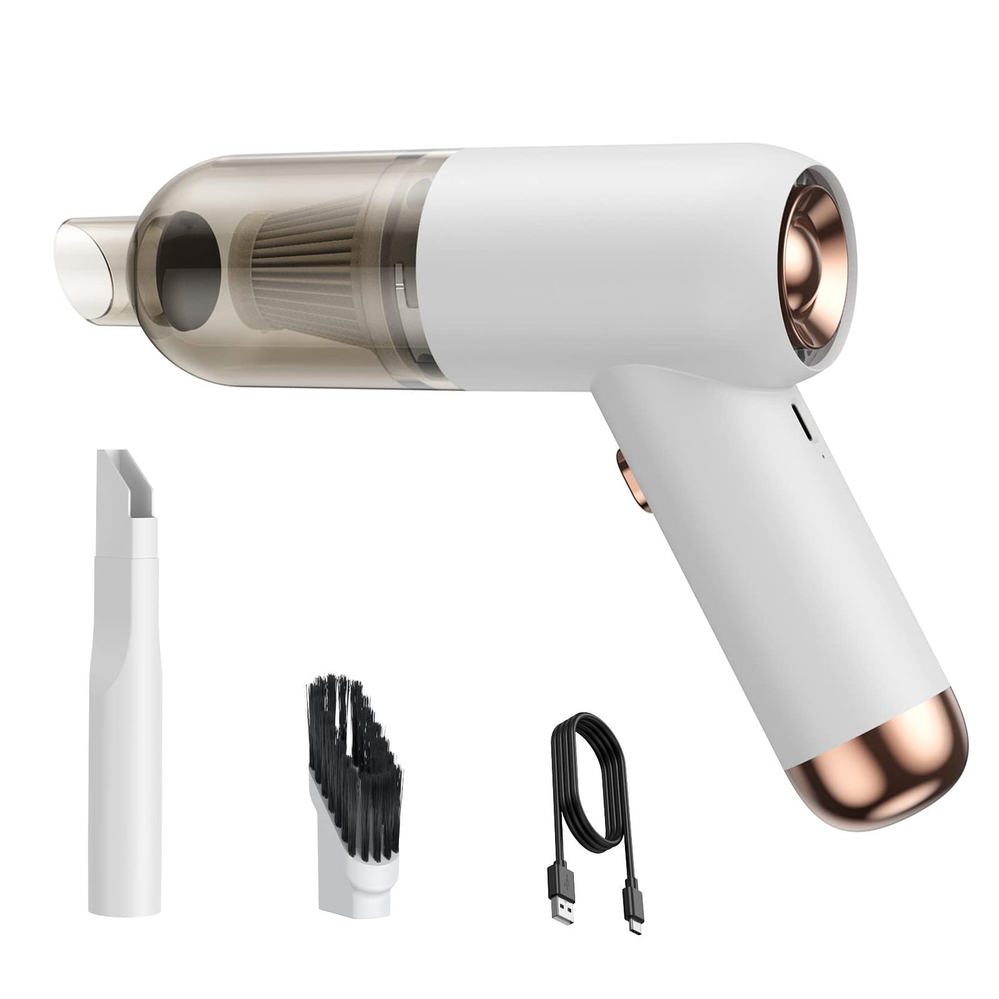 Portable Mini Handheld Car Vacuum Cleaner with Powerful Suction, High Power Cordless Sweeper, Dust Buster, Lightweight, Easy to Hold,Quiet Electric Air Duster,Small Vacuuming for Home,Kitchen,Gift