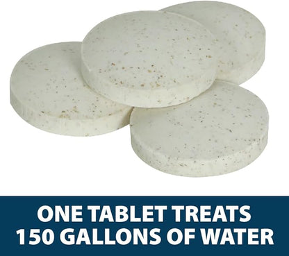 Airmax Stock Tank Defense, Livestock Water Trough Cleaner, Clean Drinking Tanks for Horse, Cattle, Goat & Chicken, Safe & Easy-to-Use Cleaning Tablet Treatment for Farming & Agricultural Use, 24 Tabs