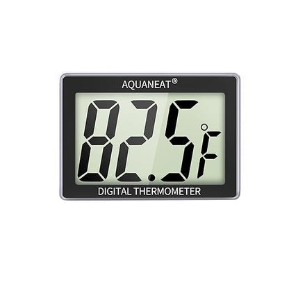 AQUANEAT Aquarium Thermometer, Fish Tank Thermometer, Aquarium Digital Temperature Gauge, with Large LCD Display (1 Pack)