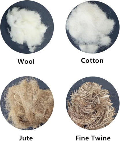 Natural Mixing Nesting Material Pads for Bird Nest,Bird Nest Material,Great for Nest Building and Hideouts,(50G / 1.76OZ)