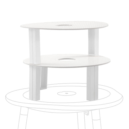Stokke MuTable Bricks Tower - Includes Two Double-Sided Brick Bases & Eight Pillars - Compatible with Lego Classic & Duplo - for Ages 3+