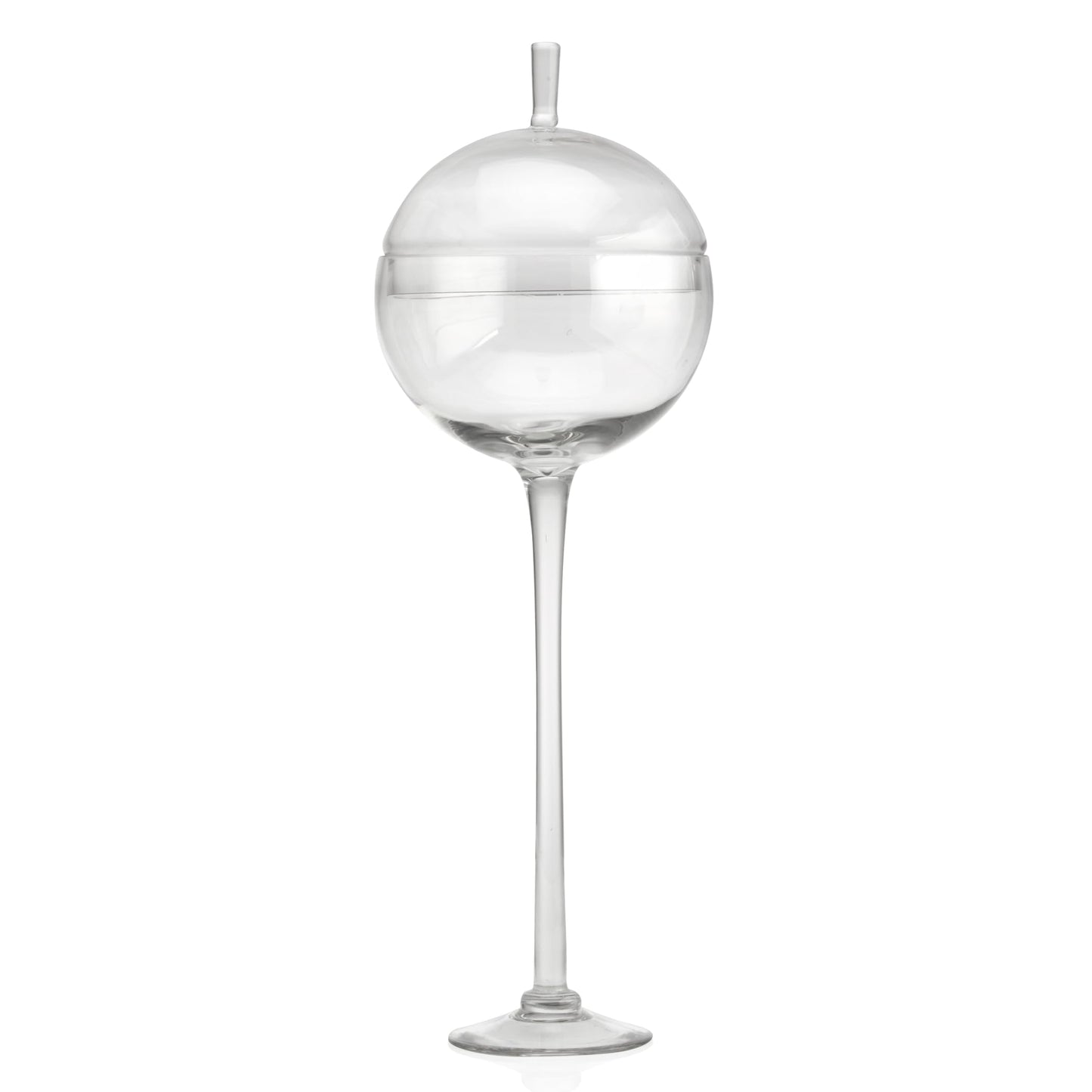 Z Gallerie Jules Glass Cloche, Hand-Blown Glasses Display Dome for Decorative Showcase Elegant Terrarium for Curated Home Decor, Artistic Canister for Sentimental Displays, Clear, 24"
