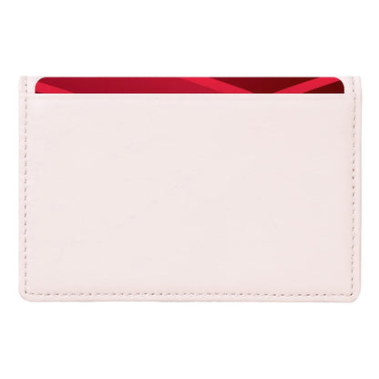 YOXIER womens Card cace，Minimalist Genuine leather Card holder, Minimalist Genuine leather Card holder, Holds Bills, IDs & Driver's license，Rfid Card cace women (Pink)