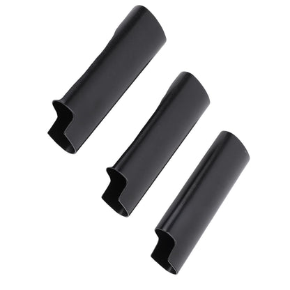 AYNEFY 3PCS Metal Lighter Case – Zinc Alloy Protective Sleeve for Lighters, Travel-Friendly Lighter Holder for Bar, Party & Gifts, Stylish Black Lighter Accessory (Pack of 3)
