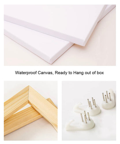 Biuteawal Grey and Yellow Kitchen Wall Art Fruit Lemon Painting with Fork Knife Spoon Kitchenware Picture Prints Dining Room Restaurant Decoration Framed