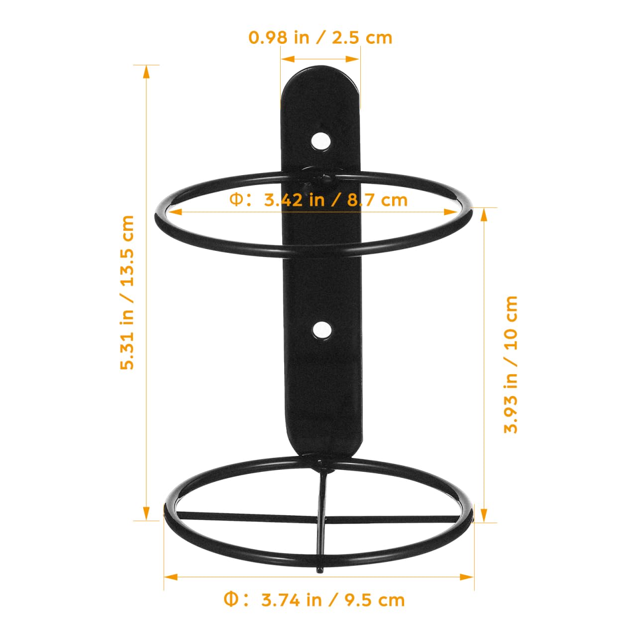 Veemoon 2pcs Wall Mounted Wine Rack Iron Single Wine Wall Holder Single Bottle Display Stand Hanging Beer Organizer Shelf Beverages Liquor Storage Bracket for Home Kitchen Bar Decor and Save Space