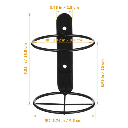Veemoon 2pcs Wall Mounted Wine Rack Iron Single Wine Wall Holder Single Bottle Display Stand Hanging Beer Organizer Shelf Beverages Liquor Storage Bracket for Home Kitchen Bar Decor and Save Space