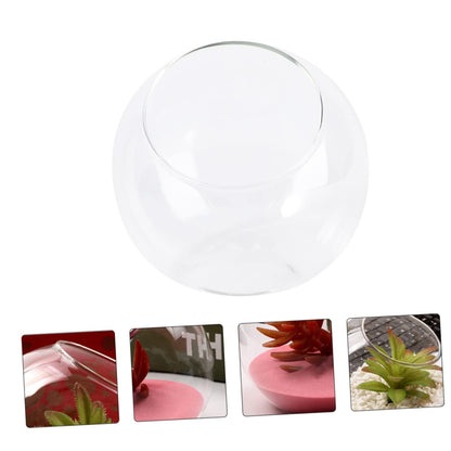 GANAZONO 2Pcs Micro Landscape Glass Bottle Terrarium Decor DIY Container for Plants Glass for Bedroom Living Office and Handmade