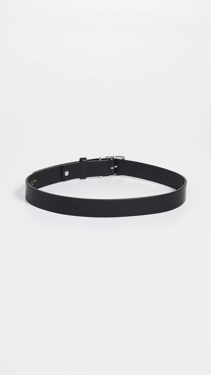 rag & bone Women's Boyfriend Belt, Black, S