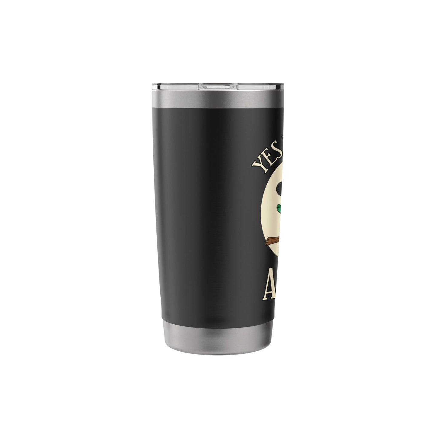 Yes I Can Drive A Stick Funny Halloween Spooky Witch Apparel Stainless Steel Insulated Tumbler