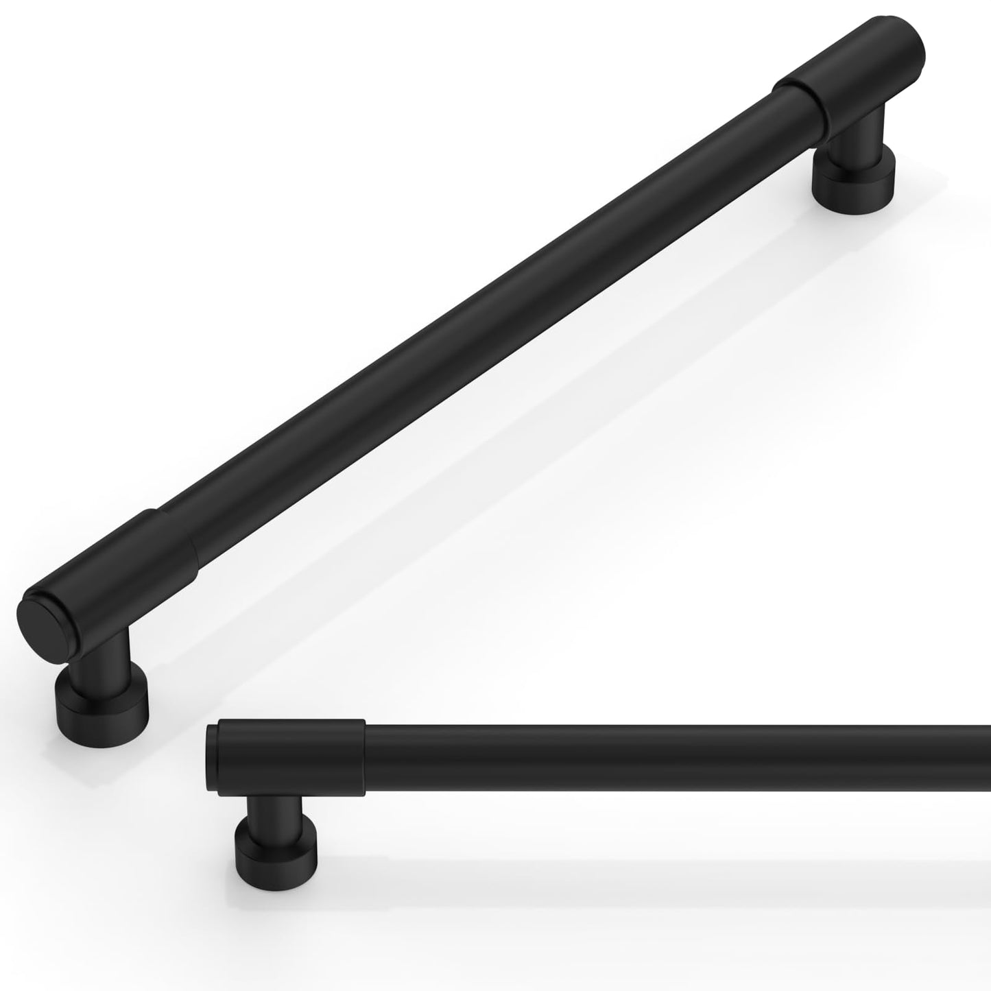 Talentedeco 10 Pack Matte Black Cabinet Pulls 7.5 Inch(192mm) Kitchen Cabinet Handles Cabinet Hardware for Drawer Pulls