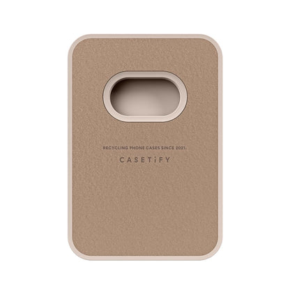 CASETiFY Snappy Ripple Wallet [Campatible with Magsafe] - Oat