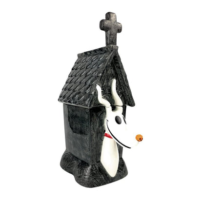 Department 56 Disney Ceramics The Nightmare Before Christmas Zero in Dog House Sculpted Cookie Jar Canister, 13.75 Inch, Multicolor