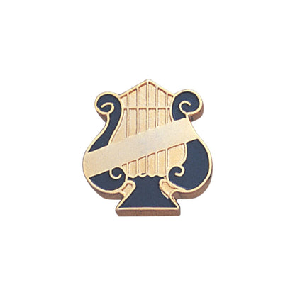 SHOP AWARDS AND GIFTS Music Lyre Enamel Lapel Pins for Students Appreciation Reward School Teacher Supplies, Bulk Pack of 12, Poly Bagged, 1 Inch
