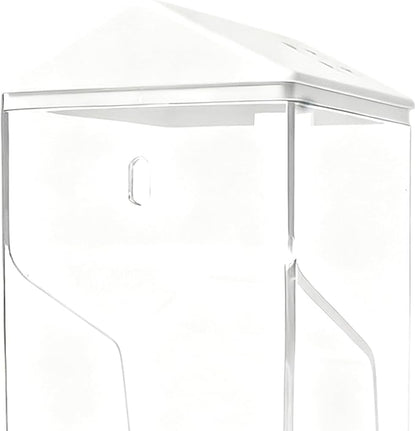 Wild Bird Feeder - Spill Proof Removable Container, Outdoor Seed Holder, Hanging Garden Feeder, Durable Multi-Purpose Feeding Station, Easy Refill Transparent Design | Bird Feeding Station for Family