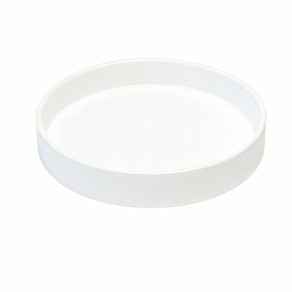 Afrine 1 Pack 12 inch Plant Saucer Drip Tray, Heavy Sturdy Plastic Planter Flower Pot Drainage Tray Plate Saucers for Indoor Outdoor Garden, Plant Water Drip Trays for pots Base (12", Creamy White)