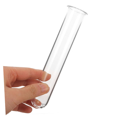HEALEEP Glass Test Tubes for Plant Propagation 5pcs 2.5x3x15cm Hydroponic Floral Vase Glass Tubes for Small Terrarium Plants and Home Décor