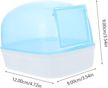 UPKOCH 2pcs Hamster Bath Container Automatic Dust Bath Box for Animals Practical Plastic Bathtub Smooth Edges for Hamsters and Chinchillas