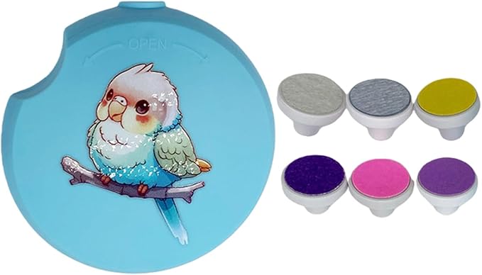 Small Bird Beak Grinder with Electric Motor Nails File Electric Trimmer for Parrots Portable Design Low Noise Operations Quiet Grinder