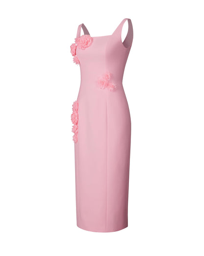 JW PEI Women's Garden Grace Sheath Midi Dress - Pink
