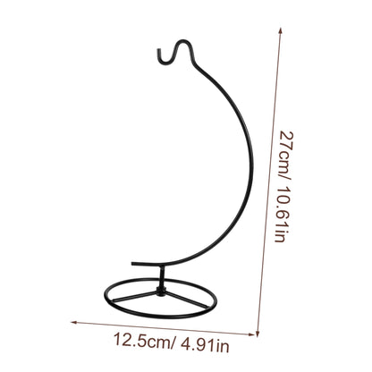 GOOHOCHY Moon Hanger Stand Ornament Display Holder Air Plant Stand Glass Globe Rack