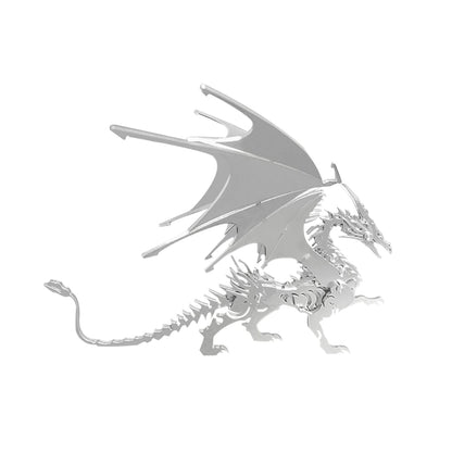 3D Metal Model Kits, Mechanical Fire Breathing Dragon 3D Metal Puzzle,Steel Warcraft Collection DIY Animal Brain Teasers Simple 3D Puzzles Home Decor Art Craft Gifts Toys for Adult