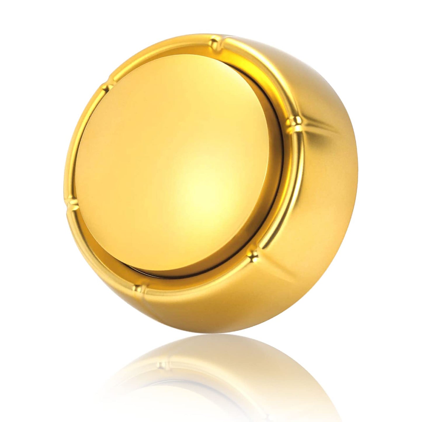 Jusocc Gold Recordable Button - Easy 30 Sec Talking Button Easy Button Answer Buzzers Custom Sound Button for Dogs Training Classroom Study Office Home Game