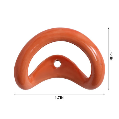ATLZBLTCI Cute Decorative Hooks for Wall. Ceramic Boho Decorative Hooks for Hanging Things Suitable for bathrooms Towel Coat Key Purse Clothes 4 pcs.