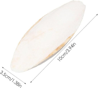 20 Pack Bird Cuttlebone Chew Toy, Natural Cuttlebone for Birds Parakeets Reptile Tortoises Snails, Cuttlefish Bone for Birds, Bird Calcium Stone for Parrots Cockatiels Budgie Macaw
