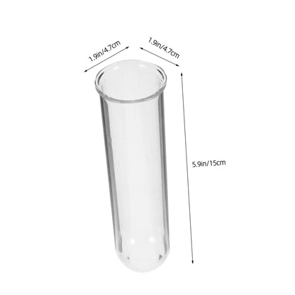 Healifty 4pcs Terrarium Supplies Glass Plant Vase Test Tube Vases for Flowers Plant Propagation Glass Tubes