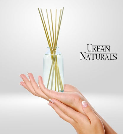 Urban Naturals Grapefruit Reed Diffuser Oil Set | with Bergamot Essential Oils & Tart Greens | Made in the USA