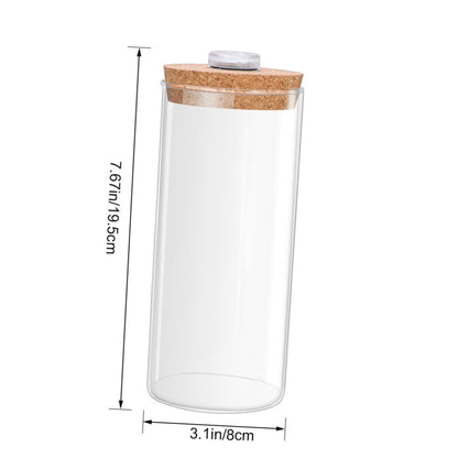 CORHAD Led Landscape Glass Bottle Modern Decor for Terrariums Indoor Plants Aquariums for Office Home