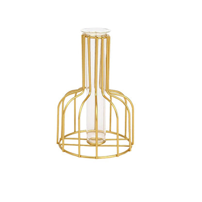 1pc Planter Bulb Desktop Planter Vase Flower Vase Glass Tube Glass s Desktop Plant Terrarium Dinner Table Decor Plants Decor Iron Crafts Birthday Present Dining Table