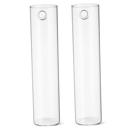 ibasenice 2pcs Hanging Propagation Planters Wall Mounted Flower Tube Vase Glass Terrarium Plants Holder Wall Vase for Flowers