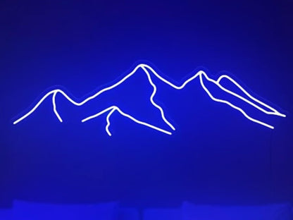 LED Decorative Lights USB Mountains Sunrise Sunset Led Neon Signs Home Decoration Wall Art Holiday Gift Brightness Adjustable 16.5''x11.8''