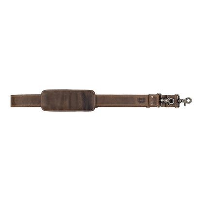 Hide & Drink, Full Grain Leather Adjustable Strap Replacement for Messenger, Duffle and Crossbody Bag, Handmade Shoulder Strap for Men and Women, Bourbon Brown