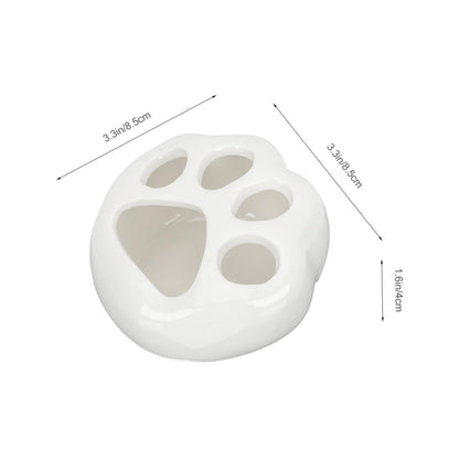 LIOOBO 2pcs Cat Claw Flower Pot Decorative Container with Drainage Cute Cacti Pot for Home Decoration for Room Office Balcony and Desk