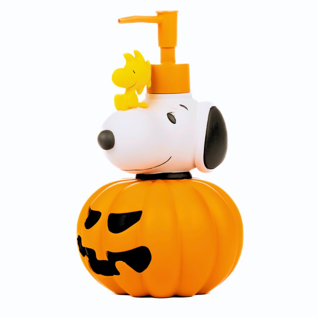 Peanuts Snoopy Soap/Lotion/Hand Sanitizer Resin Pump Dispenser, 10.01 Ounces, Halloween, (Officially Licensed Product) by Franco