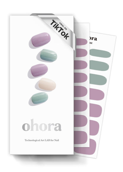 ohora Bundle Set (N Addict Starter Kit) - Red Solid Gel Nail Strips with UV/LED Lamp and Mini Remover, Salon-Quality, Long Lasting, Easy to Apply & Remove - Includes Prep Pads, Nail File, Wooden Stick