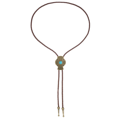 AZORA Western Cowboy Bolo Tie for Men Women Adjustable Necktie 3D Cowboy Hat and Boots Tips Bolo Neckties for Concert Custome Accessories