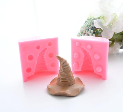 Silicone Halloween Witch Hat Chocolate Mold - Cupcake Topper