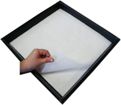 Bird Cage Liner Sheets, 18x18 and 24x36 Inches, 100 Count, White, Custom Cut (40# up to 24x24)