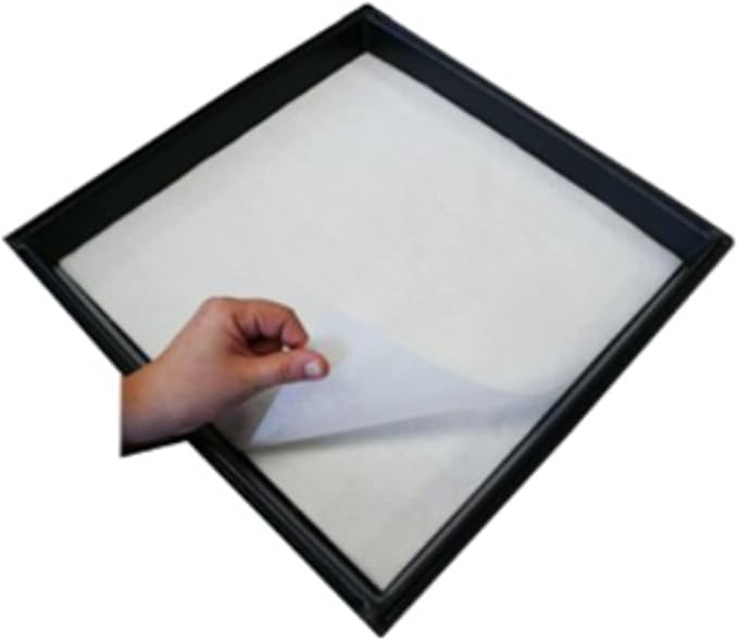 Bird Cage Liner Sheets, 18x18 and 24x36 Inches, 100 Count, White, Custom Cut (40lb up to 24x36)