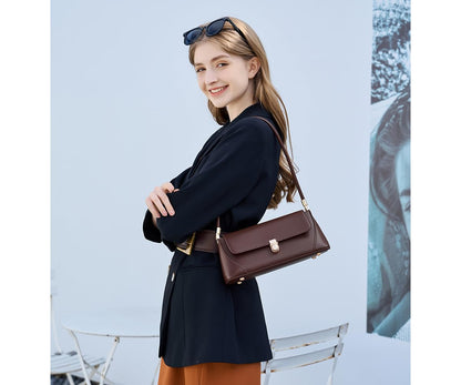 WSRYDJDL Shoulder Bags for Women Vintage Handbag Retro Classic Small Purse Cute Hobo Tote Handbag Mini Clutch Purse (Coffee)