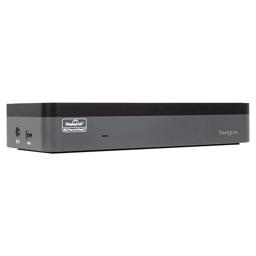 Targus USB-C Universal Quad 4K (QV4K) Docking Station with 100W Power Delivery, Black (DOCK570USZ)