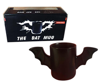Hyzone Creative Bat Shaped Ceramic Coffee Cup, Water Cups With Peculiar Designs, Fashionable Tea Cups (Bat)